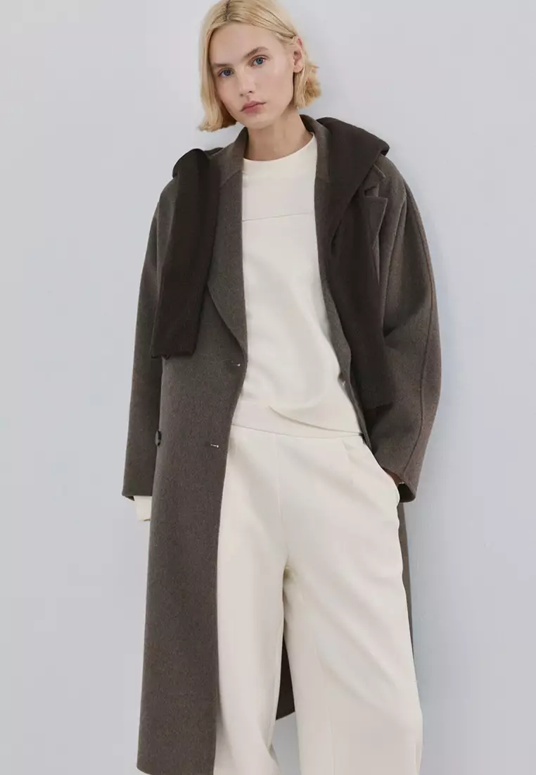 Straight-Fit Cotton Trousers