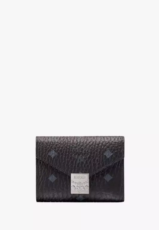 Tracy Three-Fold Wallet in Visetos