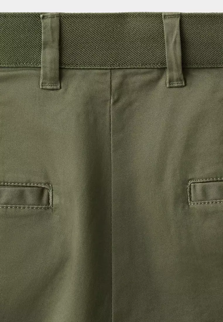 Prato Cropped Tapered Chino Trousers