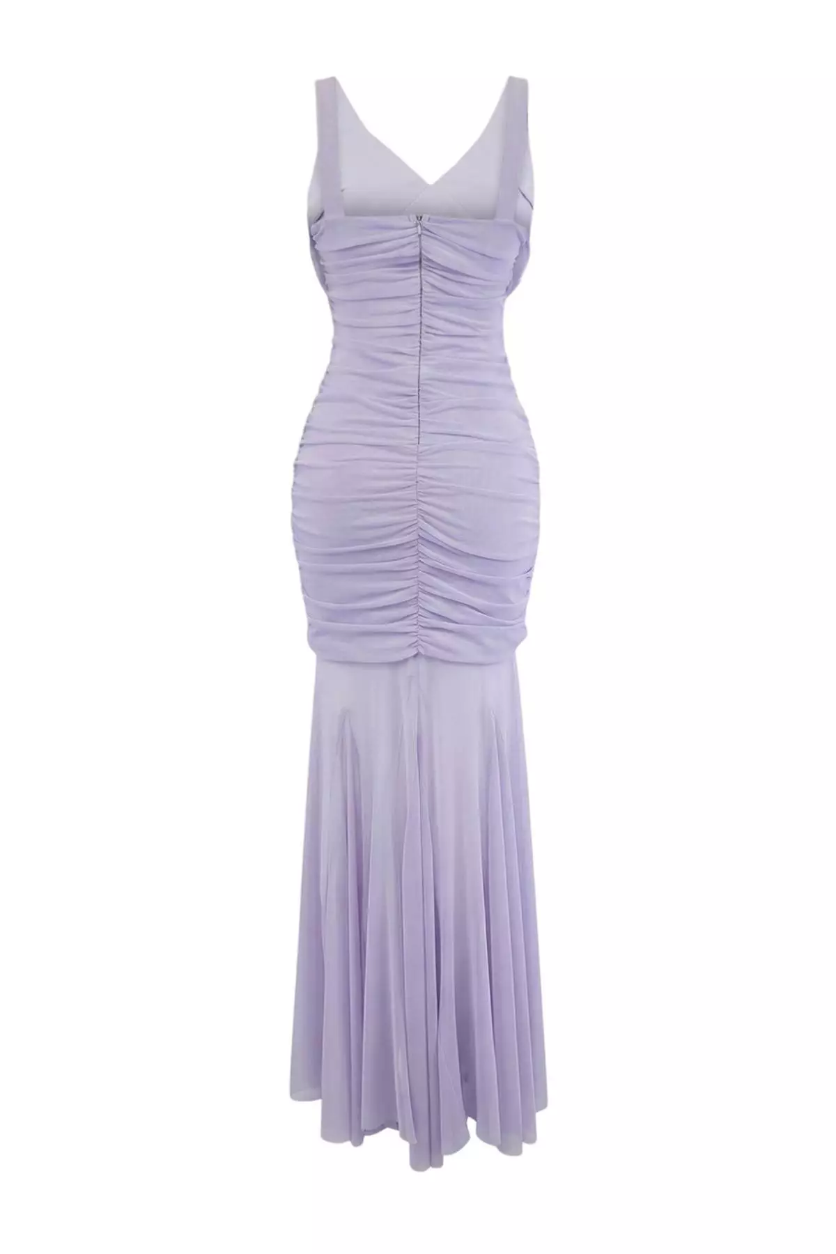 Lilac Woven Maxi Evening Dress & Graduation Gown