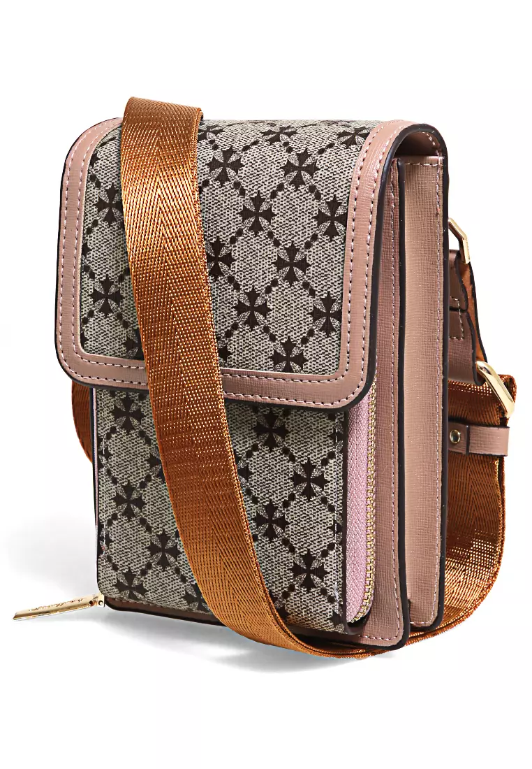 Tas Selempang Wanita Sling Bag Elegant Design Many Pocket Material Leather ORIGINAL