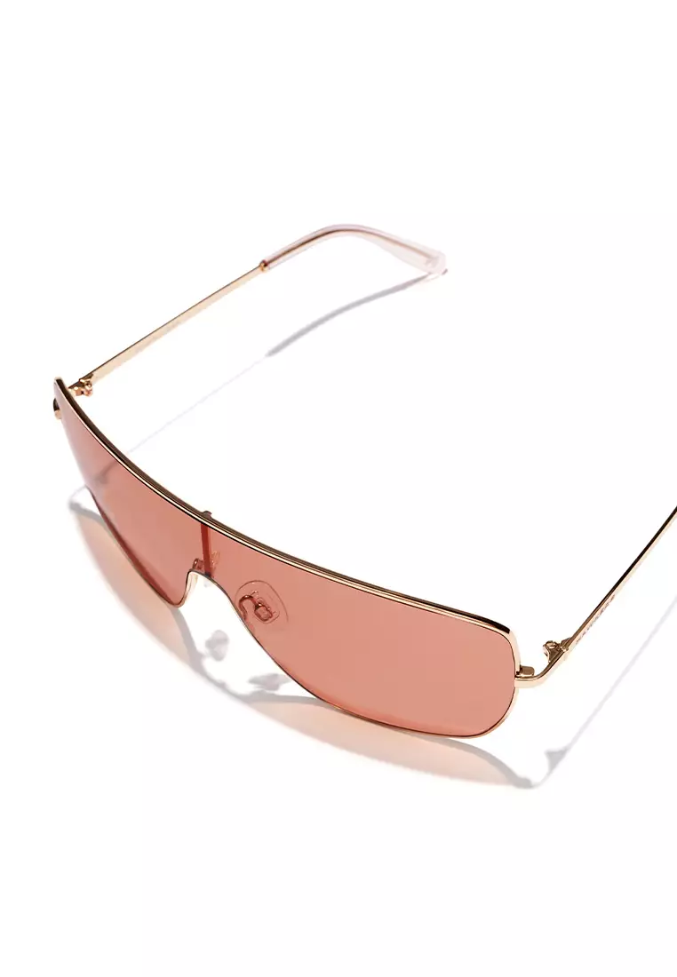 HAWKERS Light Gold Nude Eclipsa Sunglasses For Men And Women, Unisex. Official Product Designed In Spain