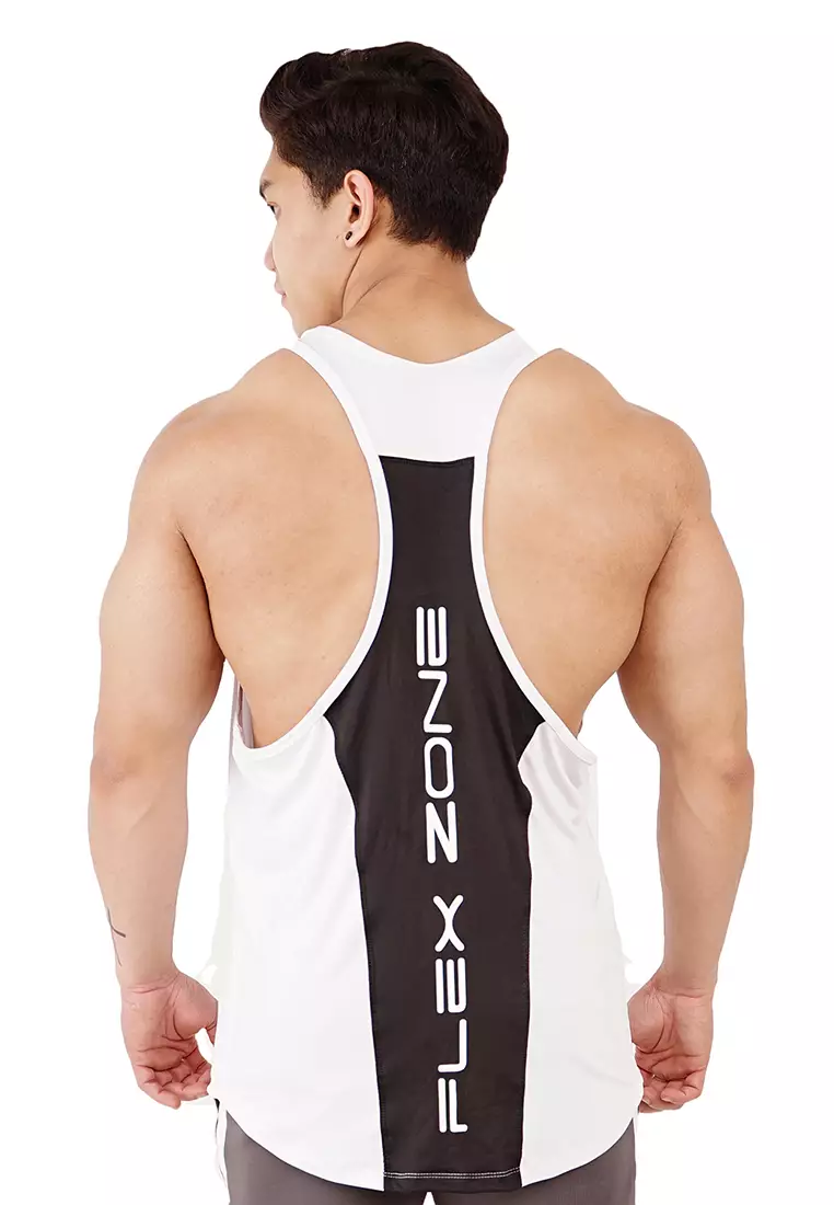FLEXZONE Sport Singlet Alpha Series White