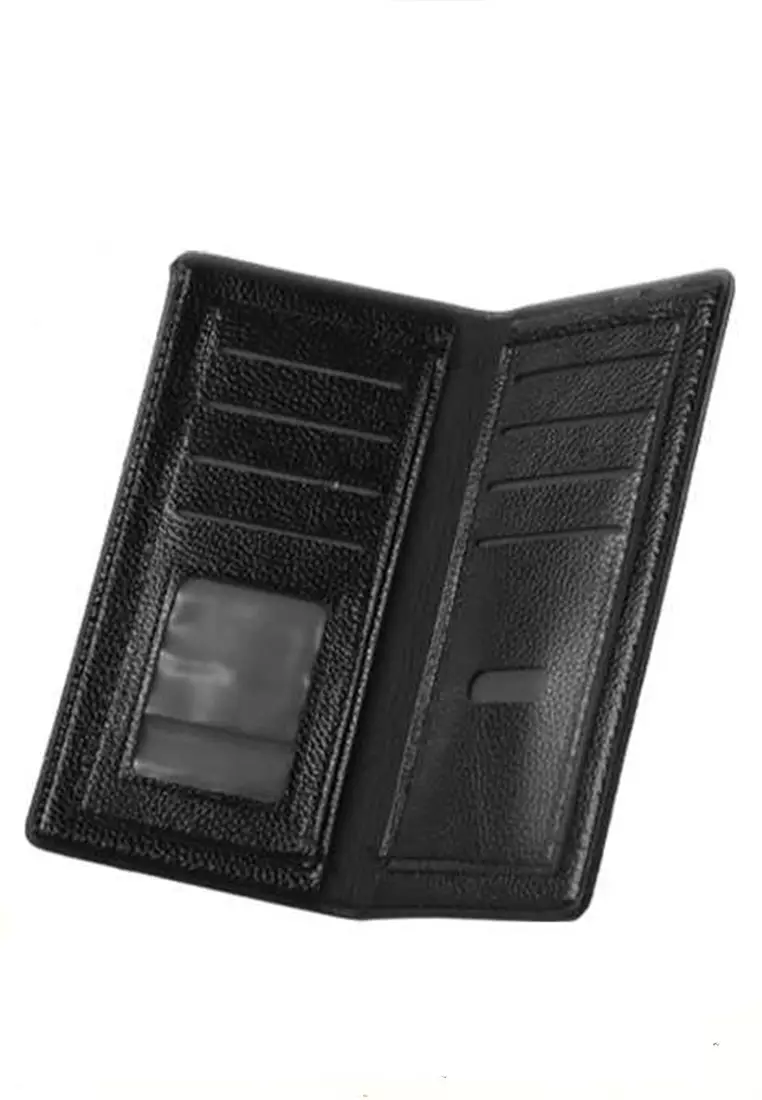 Edbert Tas Selempang Messenger Bag Large Pria Dompet Design Elegan Material Leather Polyester ORIGINAL - Black