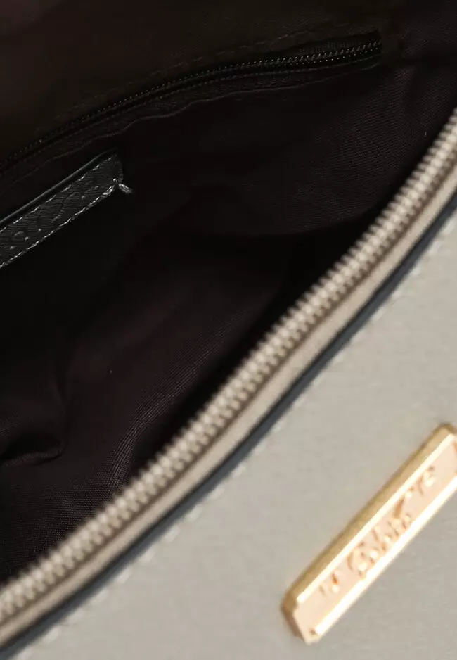 Saffiano Texture Shell Shape Sling Bag