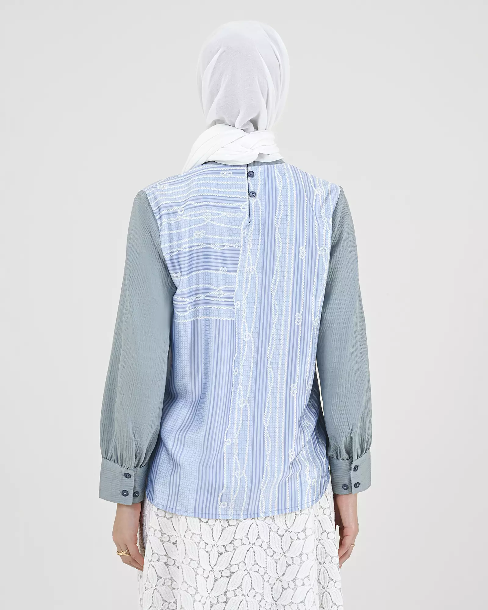 Geulis.id CORDELIA BLOUSE - Blue
