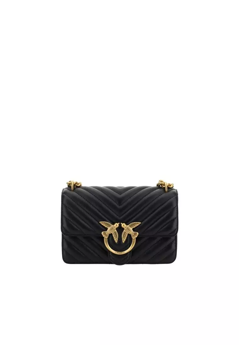 Buy Pinko Calfskin Mini Love Shoulder Bag with 2025 Online