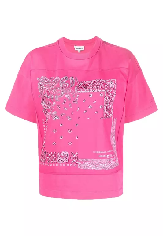Bandana T-Shirt in Pink