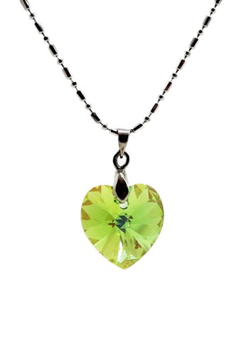 Jual Torenda Love Pendant Kalung Liontin Swarovski Hijau Peridot Original Zalora Indonesia