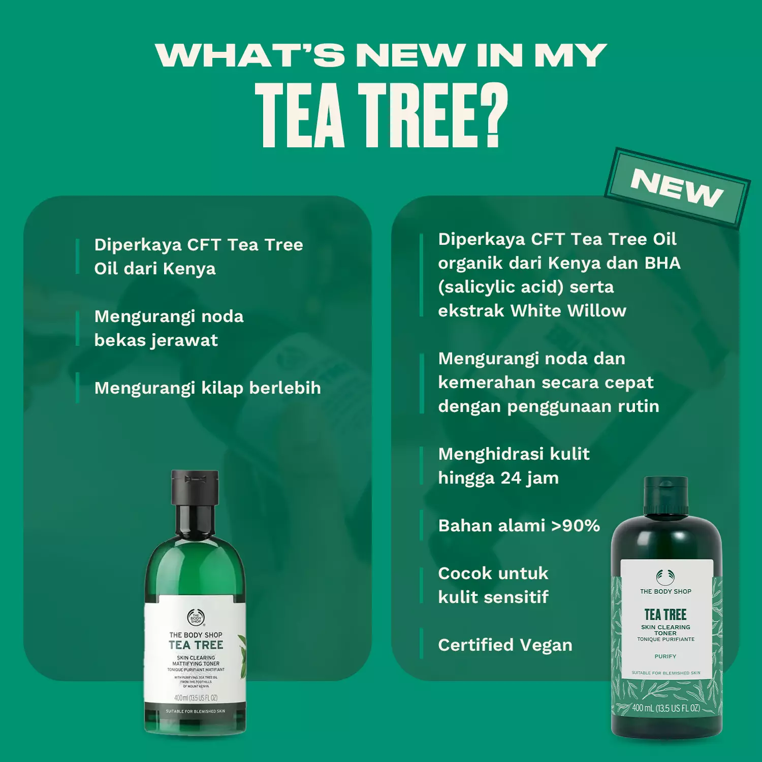 Tea Tree  Skin Clearing Mattifying Toner 400Ml