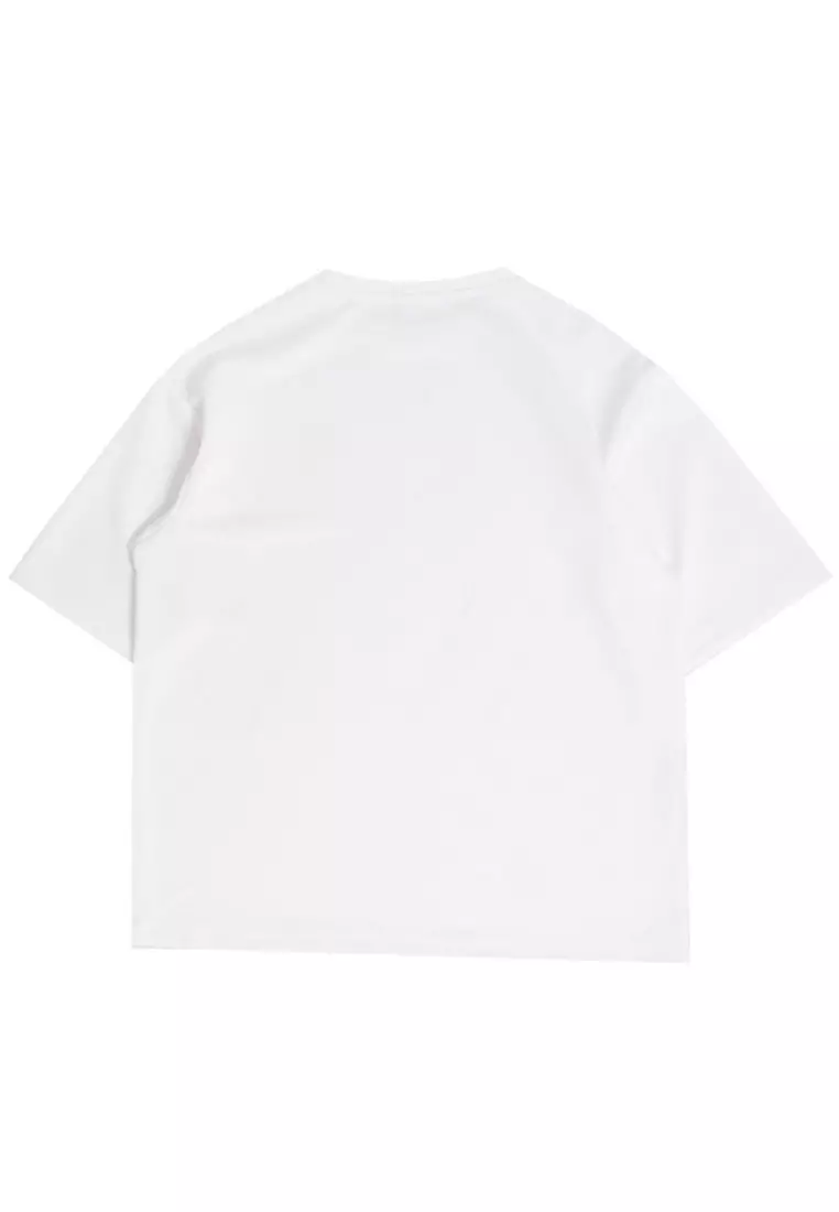 MTR91 Kaos Oversize Bahan Scuba Tebal "thdy superstar dakir" putih