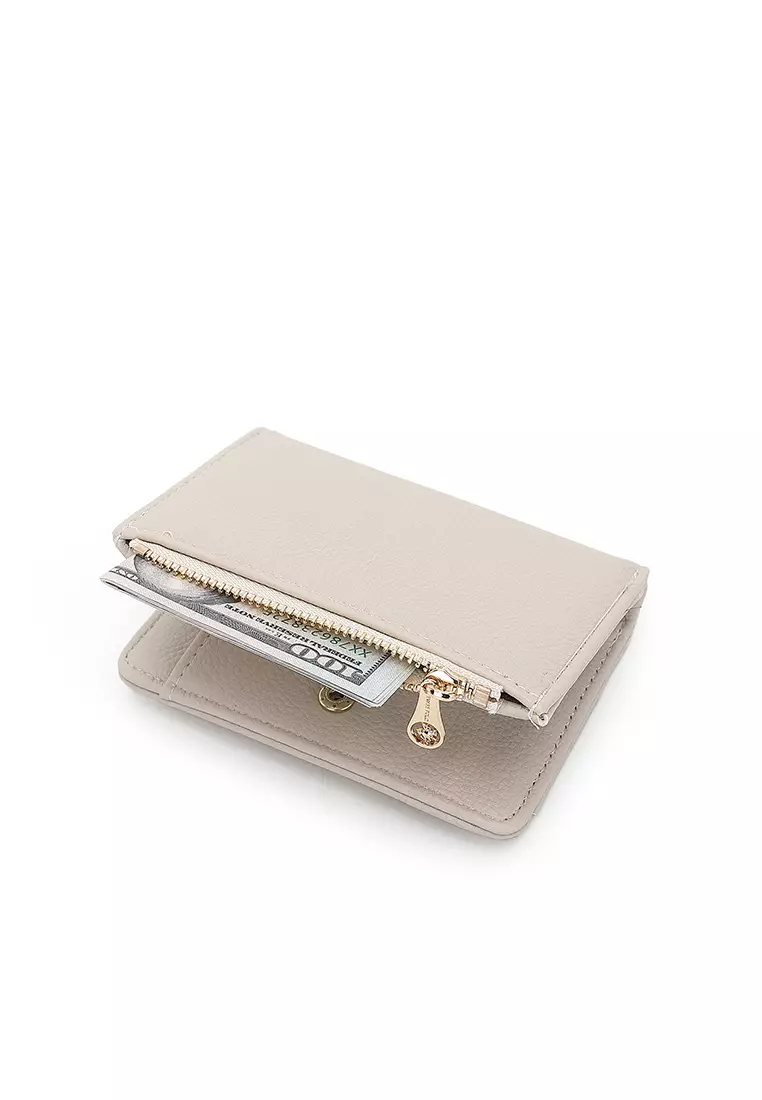 Women's 2 in 1 Purse/Wallet With Coin Compartment - White