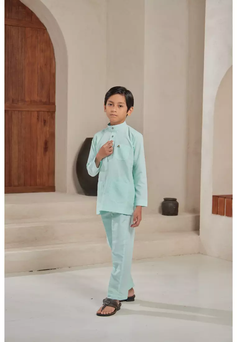 Baju Melayu Moden Cekak Musang for Kids