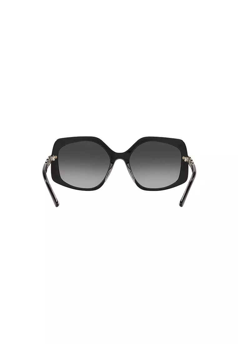 Buy MICHAEL KORS Women's Irregular Frame Black Acetate Sunglasses
