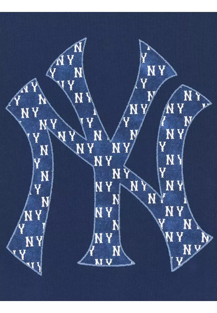 DENIM LIKE MONOGRAM BIG LUX SWEATSHIRTS NEW YORK YANKEES