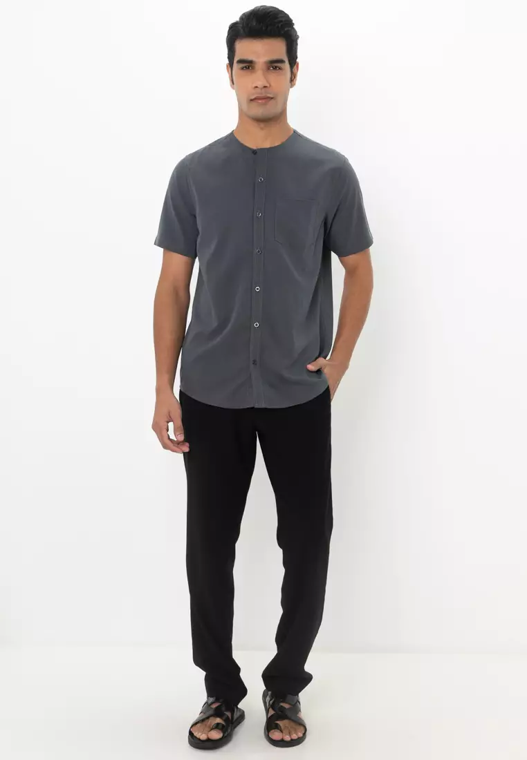 Mandarin Collar Modern Shirt