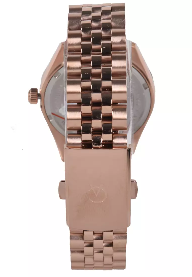Alexandre Christie Sapphire - Jam Tangan Pria - Rosegold - Stainless Steel Bracelet - 5013MDBRGMS