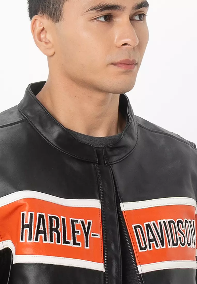 H-D® Trenton Leather Riding Jacket