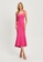 Chancery pink Marcia Midi Dress 976C7AA1808FFAGS_5