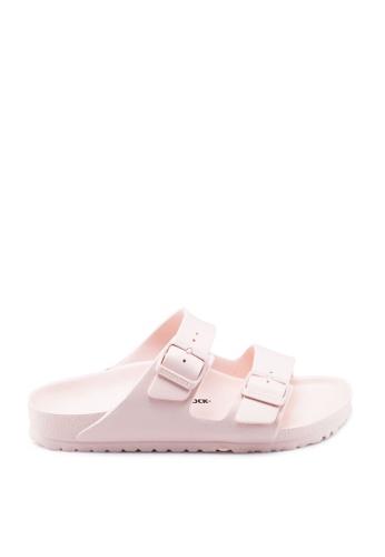 pink birkenstock eva