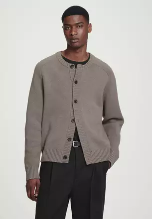 COS - ウールハイブリッドカーディガン WOOL HYBRID CARDIGAN WOOL HYBRID CARDIGAN ウールハイブリッドカーディガン｜COS