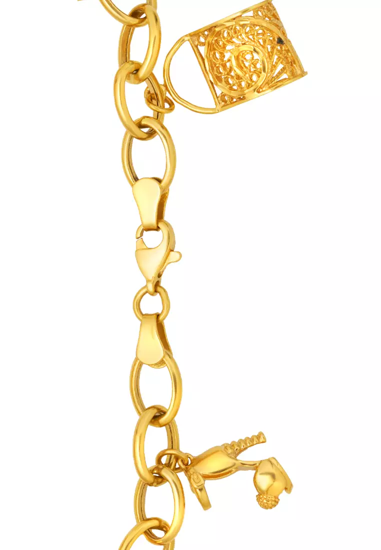 TOMEI Lusso Italia Fashion Accessories Bracelet, Yellow Gold 916