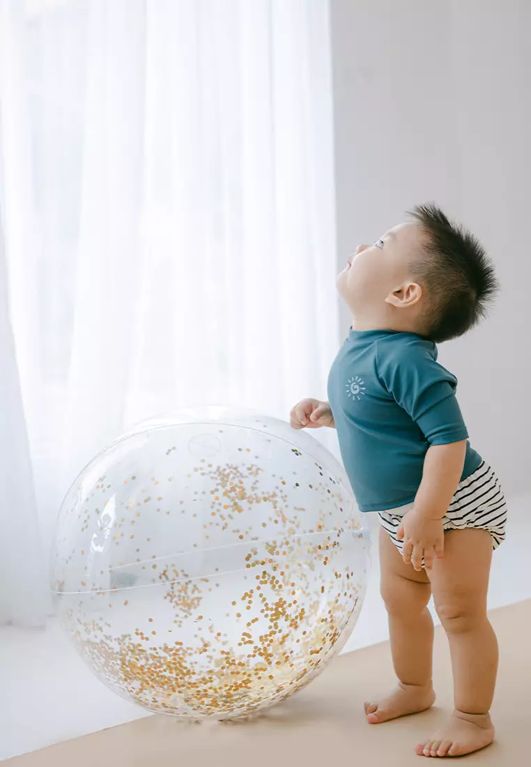 Soleil Baby Unisex Top & Swim Diapers - Emerald Top