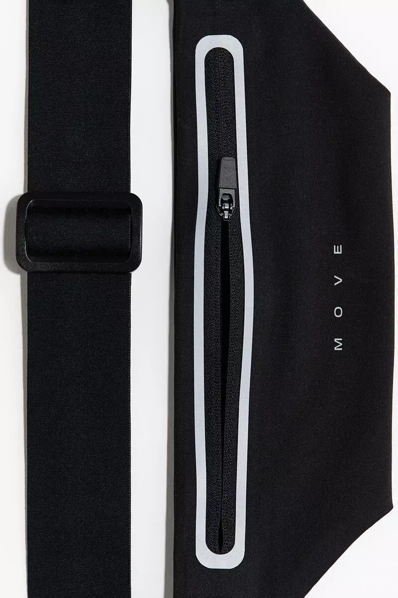 Reflective running waist bag