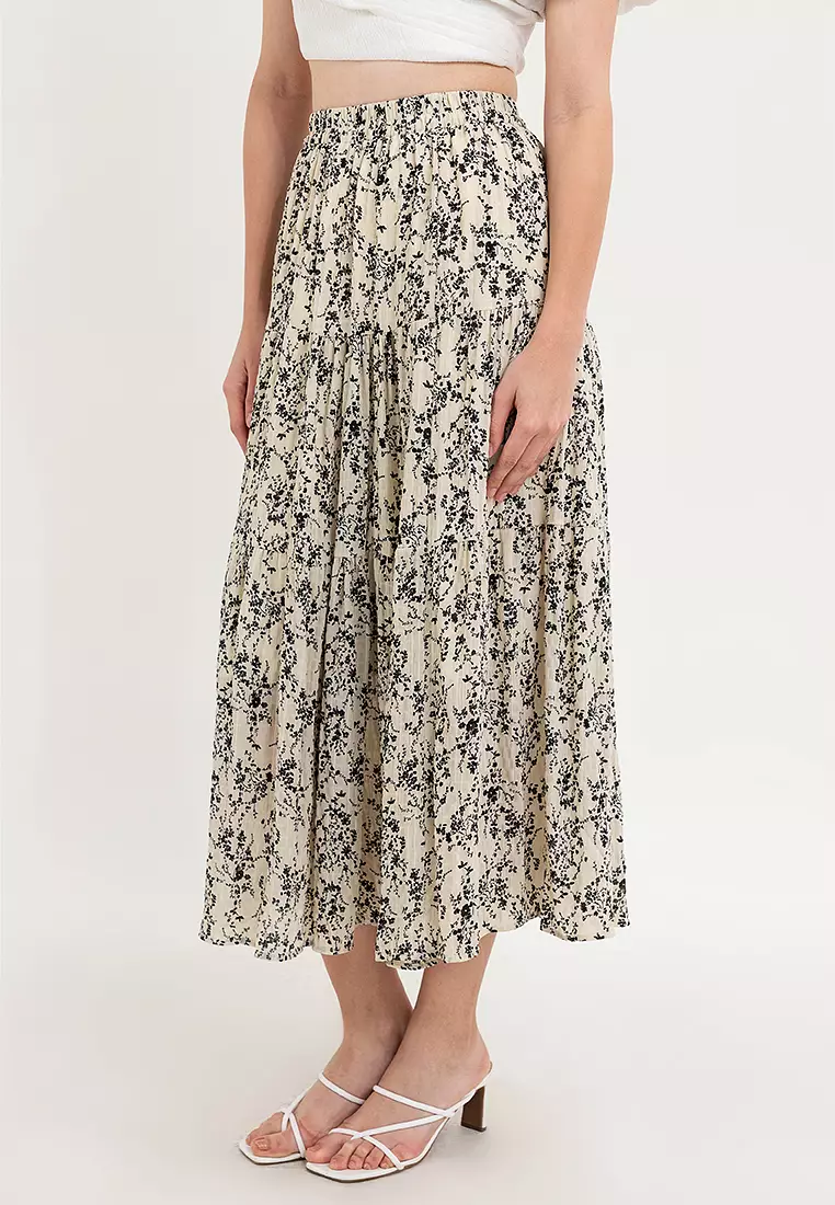 Janina Floral Long Skirt