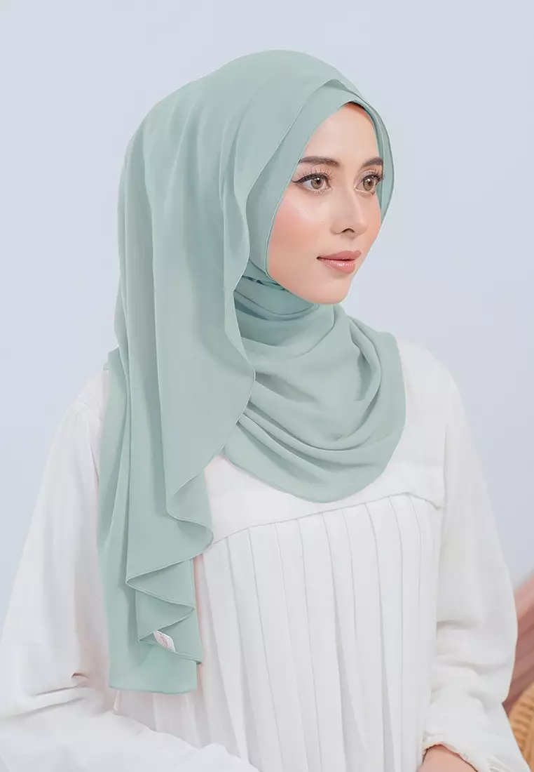 HIJAB INSTAN LUBNA - CYAN