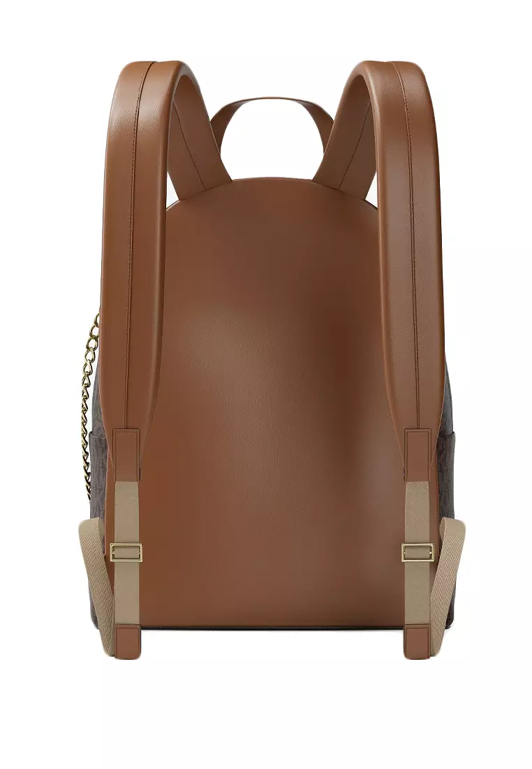 Slater Medium Signature Logo Backpack - Brown