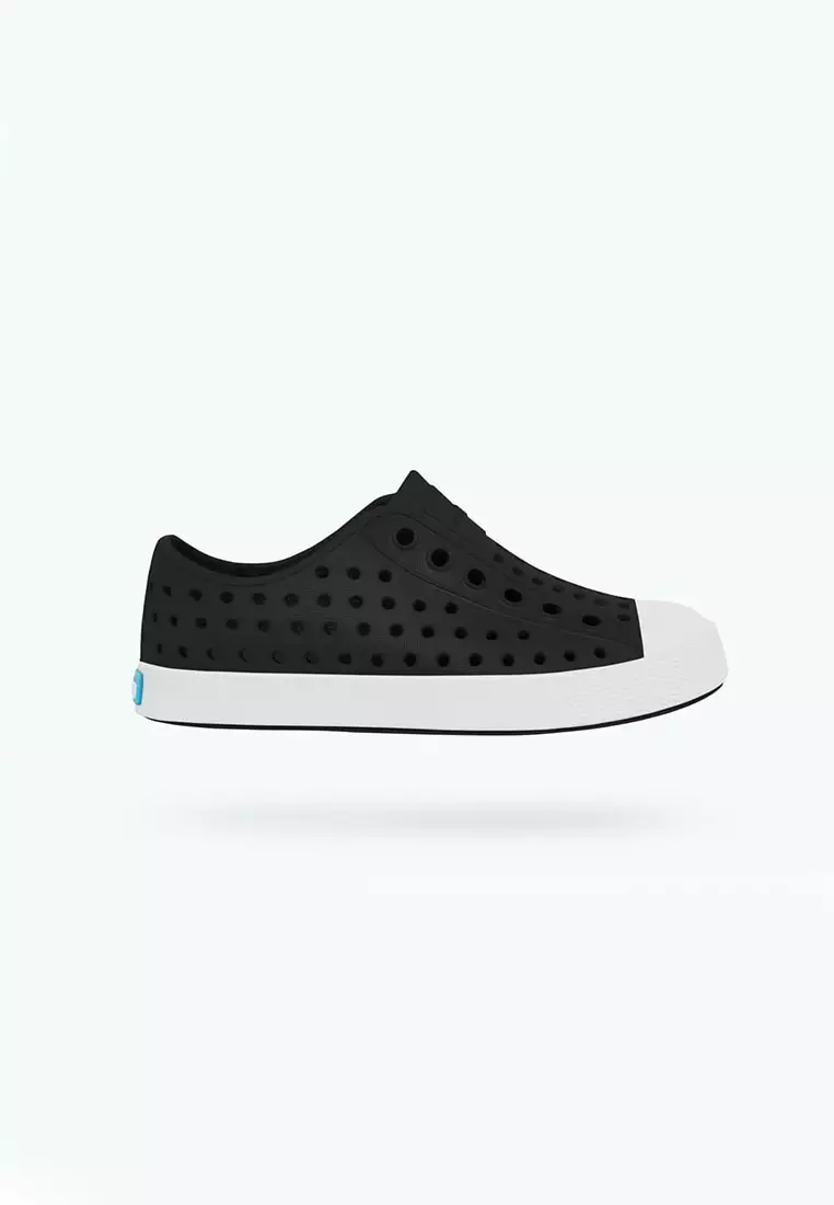 Buy Native Native Jefferson Child Shoes Jiffy Black Shellwht