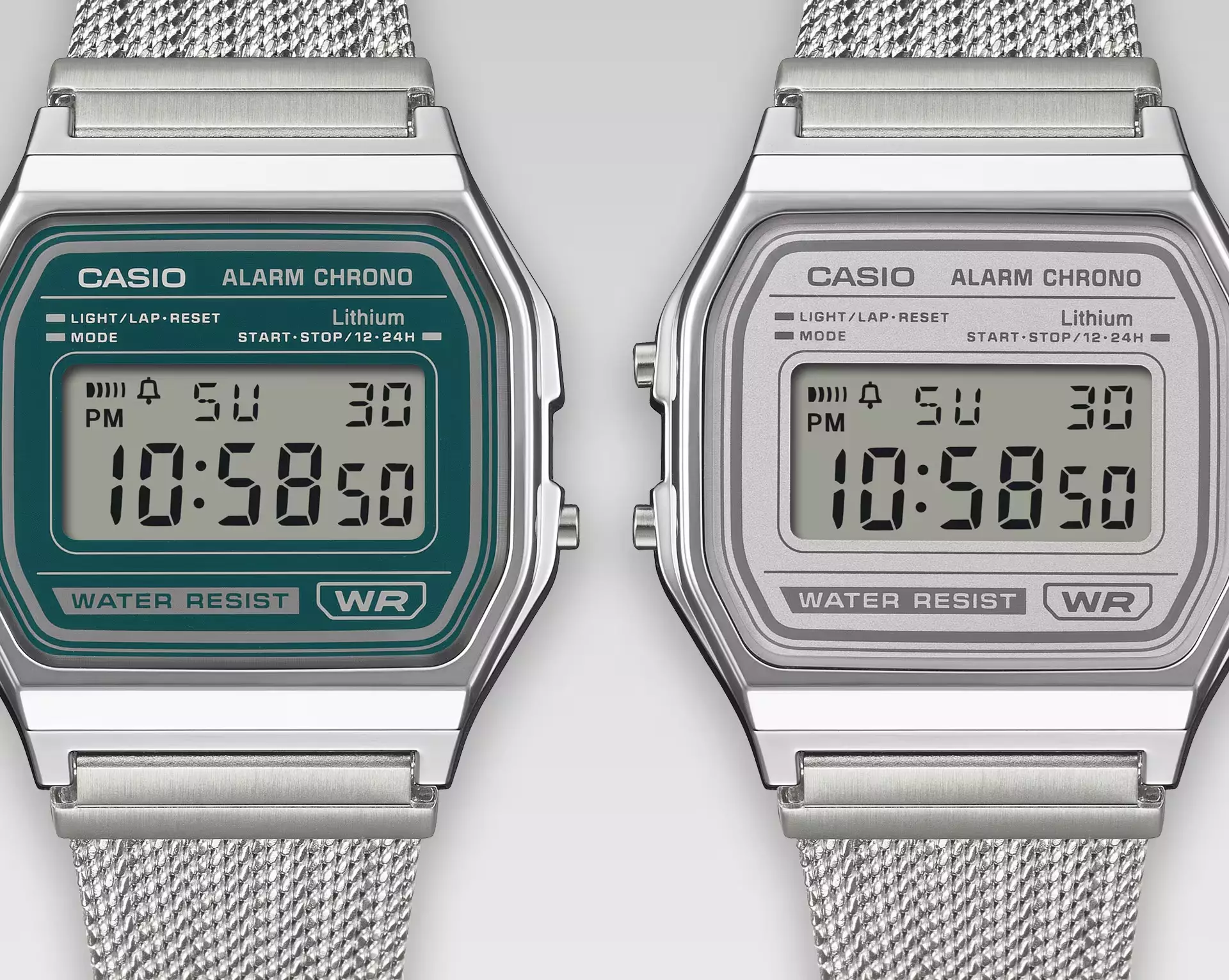 Casio Jam Tangan Unisex dengan format Digital A158WEM-3DF