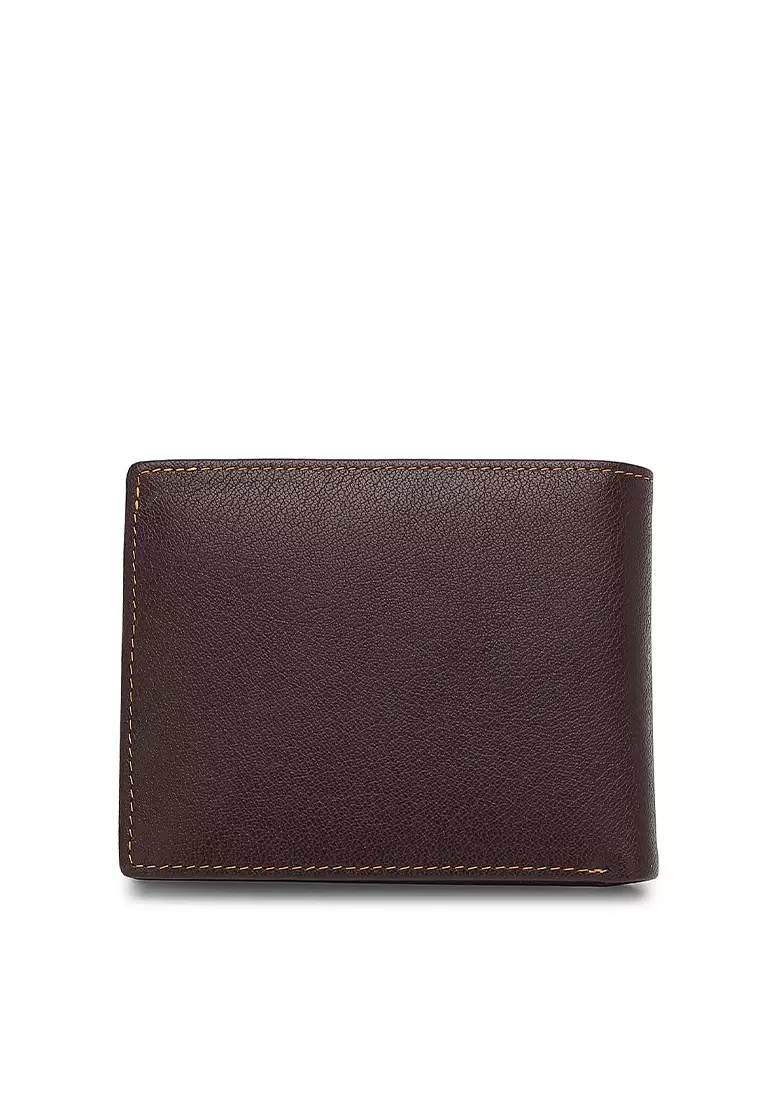 Men's Genuine Leather RFID Blocking Fortune Wallet (Dompet Pria Kulit Genuine RFID Blocking) - Cokelat