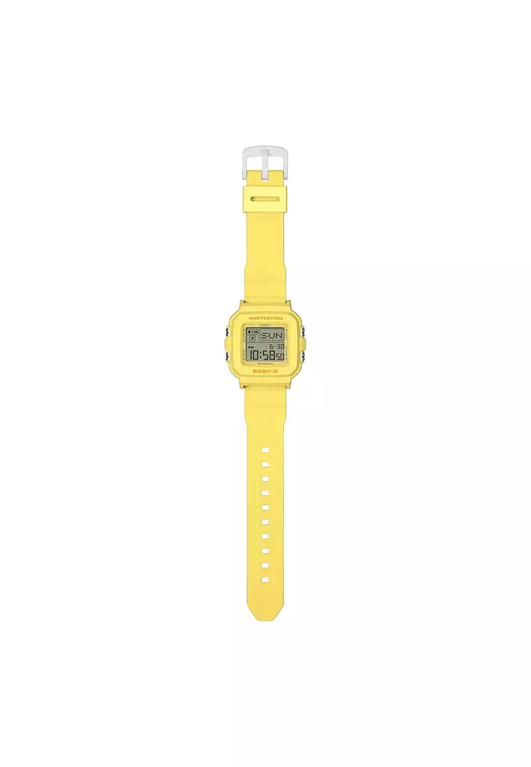 BGD-10KH-9 Women Digital Watch Yellow Resin Band