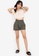 ZALORA BASICS green Mom Fit Shorts A0710AAC8EDCF6GS_4