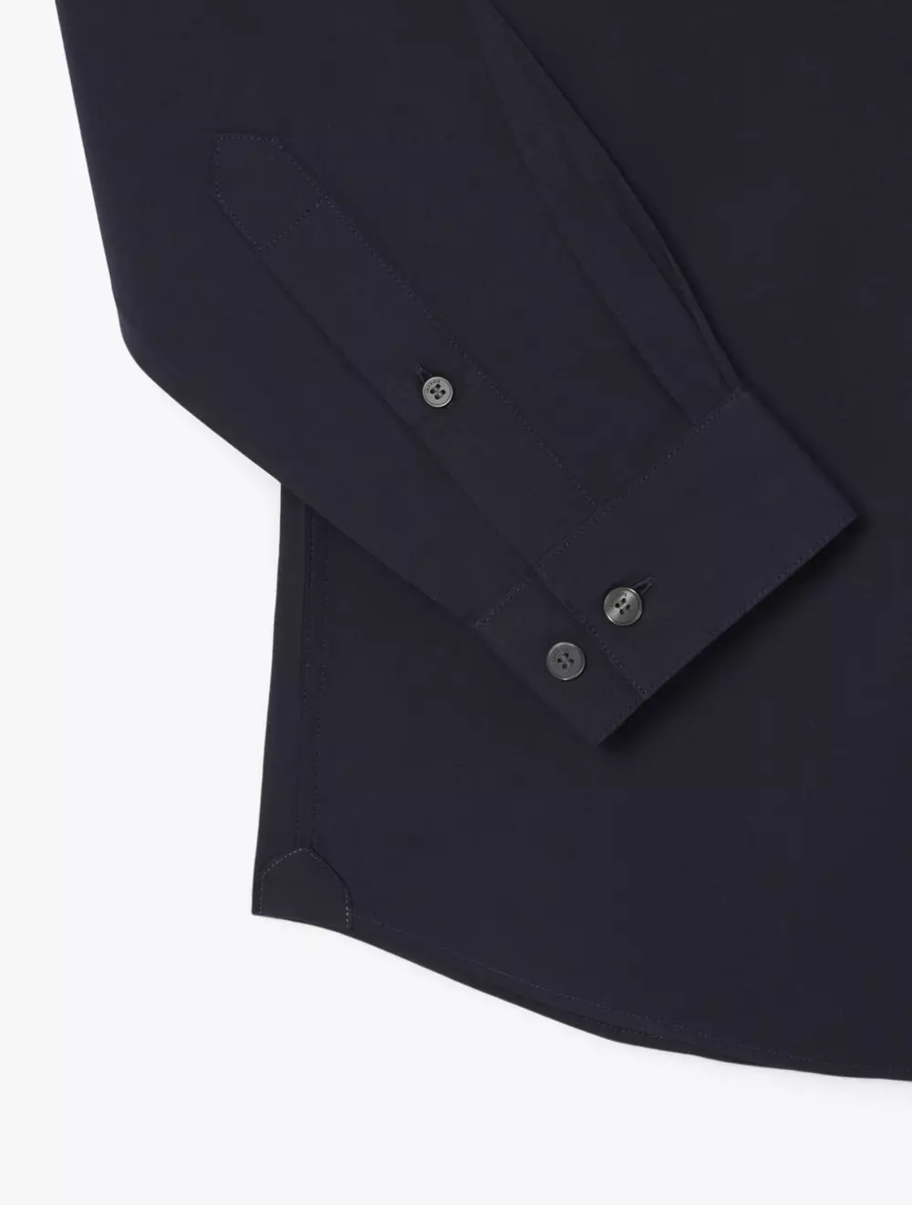 Slim Fit Stretch Poplin Shirt - Blue