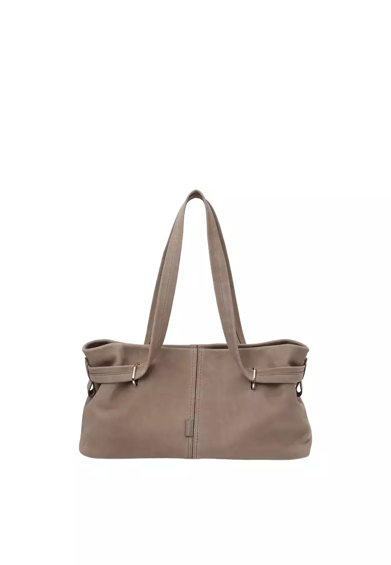 Empiricism Baguette 單肩袋 - 暖灰