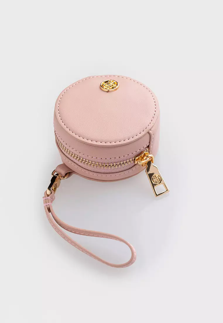 Ria Miranda Burgundy Zia Rotund Coin Purse