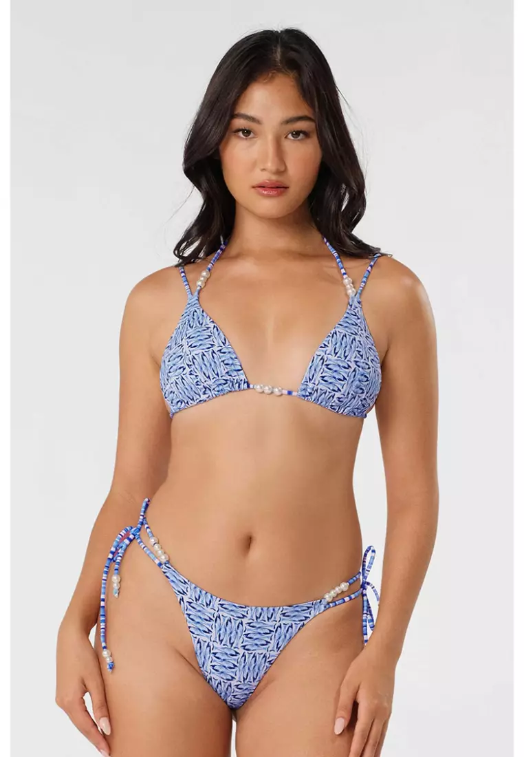 Vera Double Strap Triangle Bikini Top / Il Pesce