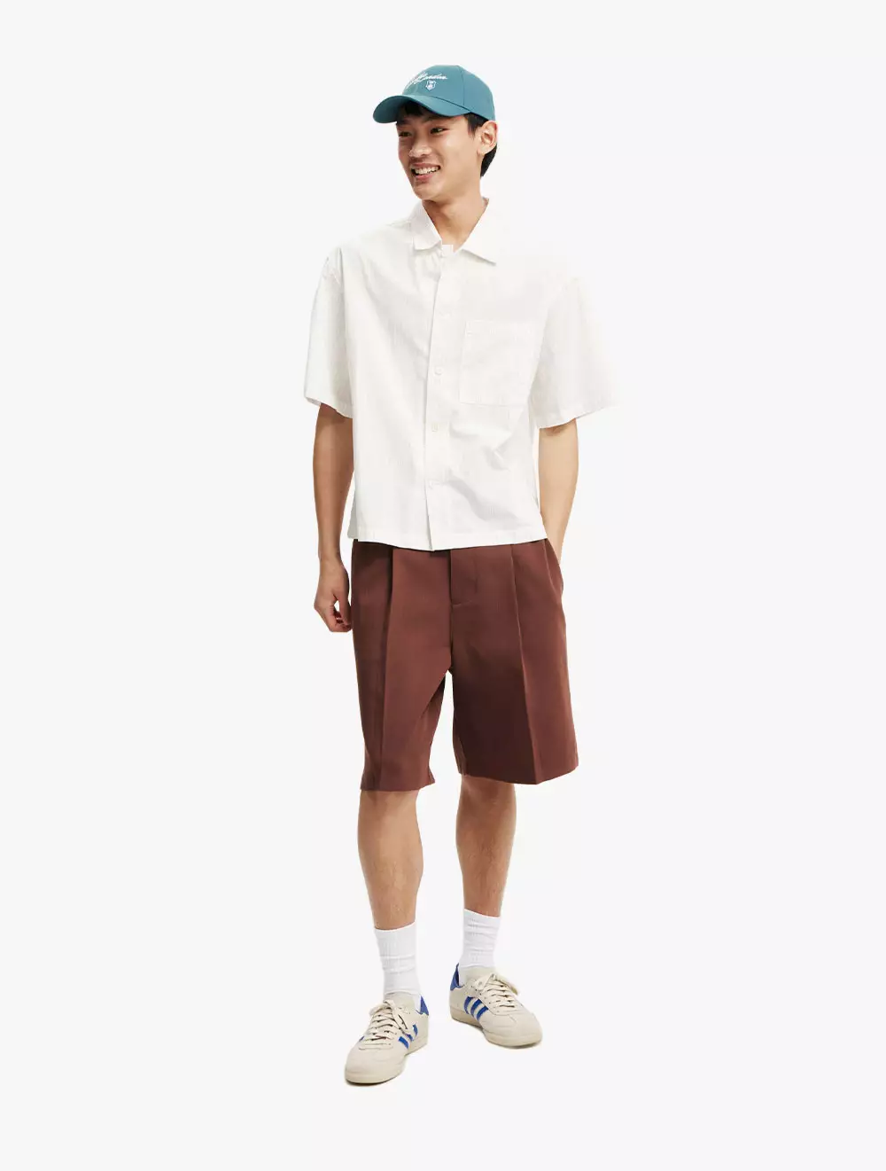 Cotton On - SHIRTS - Ventura Short Sleeve Shirt - OFF WHITE STRIPE
