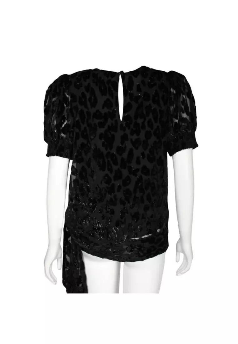 Alice and olivia hot sale leopard sweater