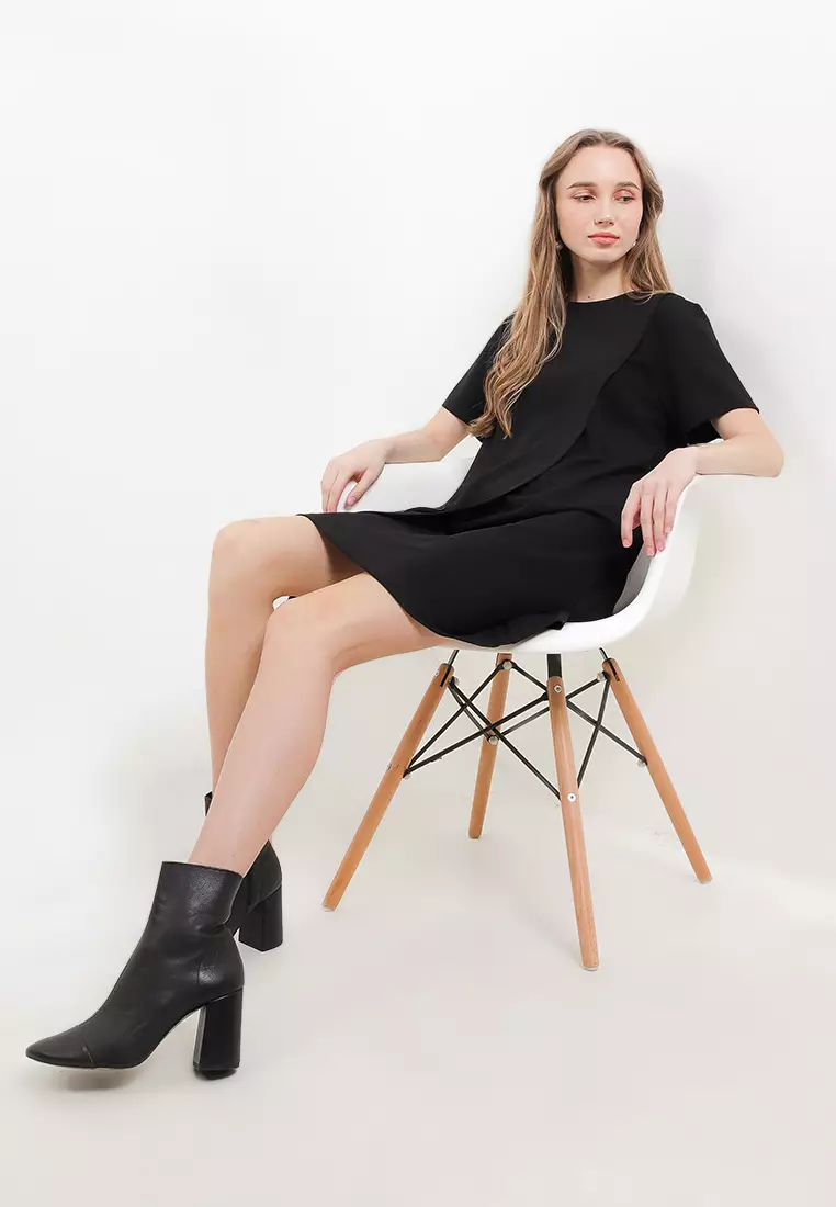 955 Kunsa Dress With Front Layer