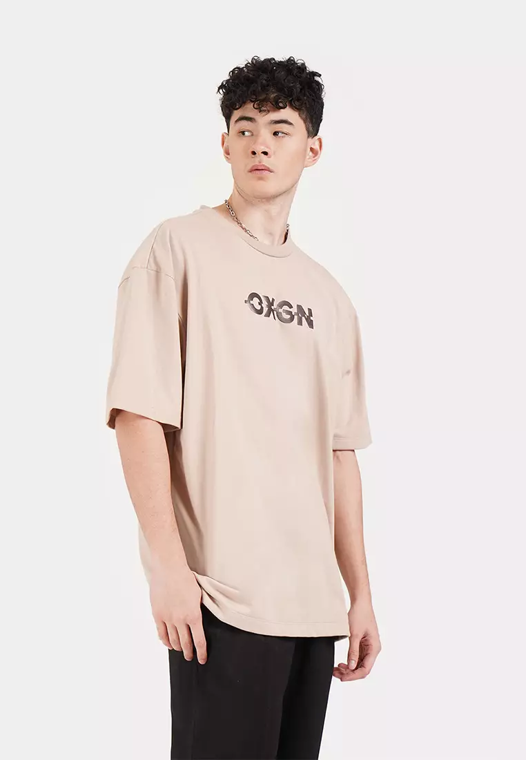 73 LONDON Tan Graphic Shirt