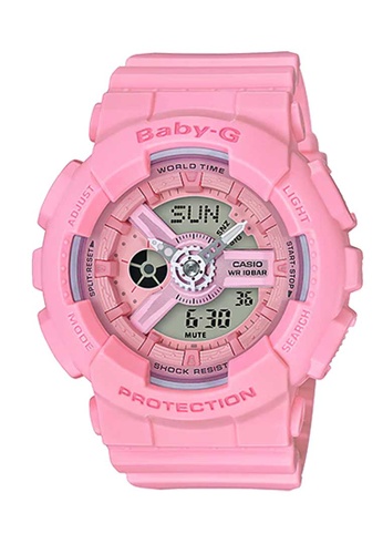 pink casio watch