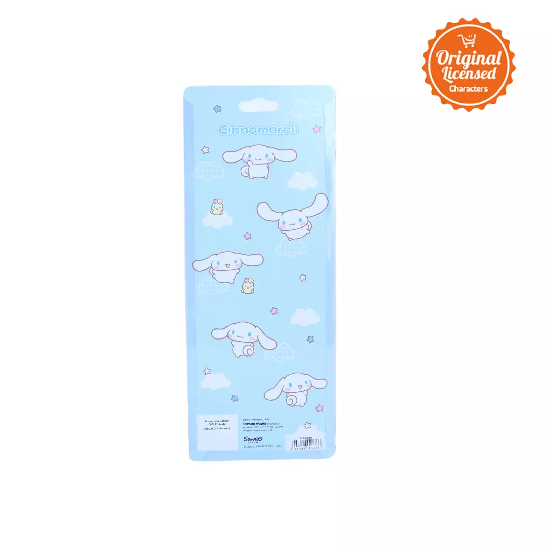 Tempat Pensil Cinnamoroll Original – Pencil Case Cinnamoroll Blue 22x9 cm | Kotak Pensil Anak Cinnamoroll