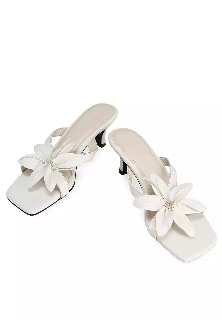 Lily Flower Heels