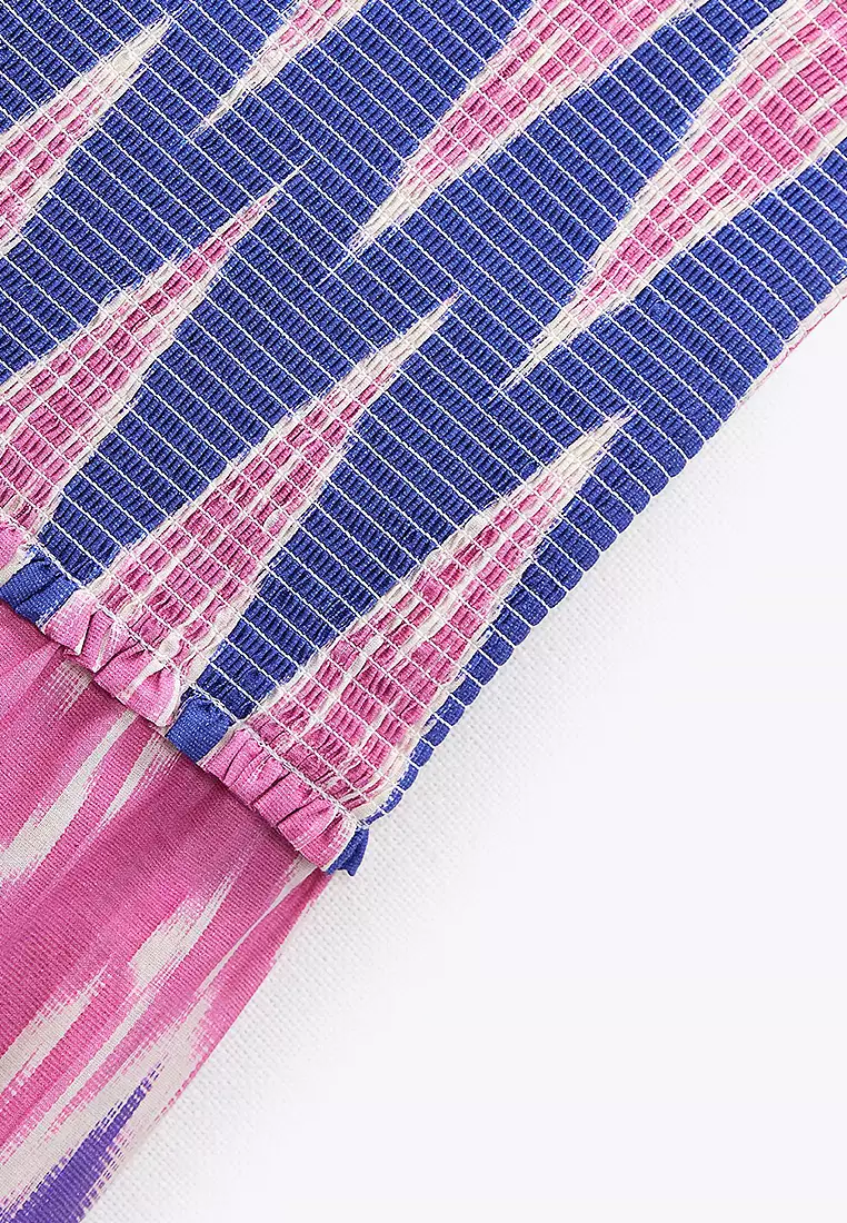 ZARA Long Printed Midi Dress 2025 Buy ZARA Online ZALORA Hong Kong