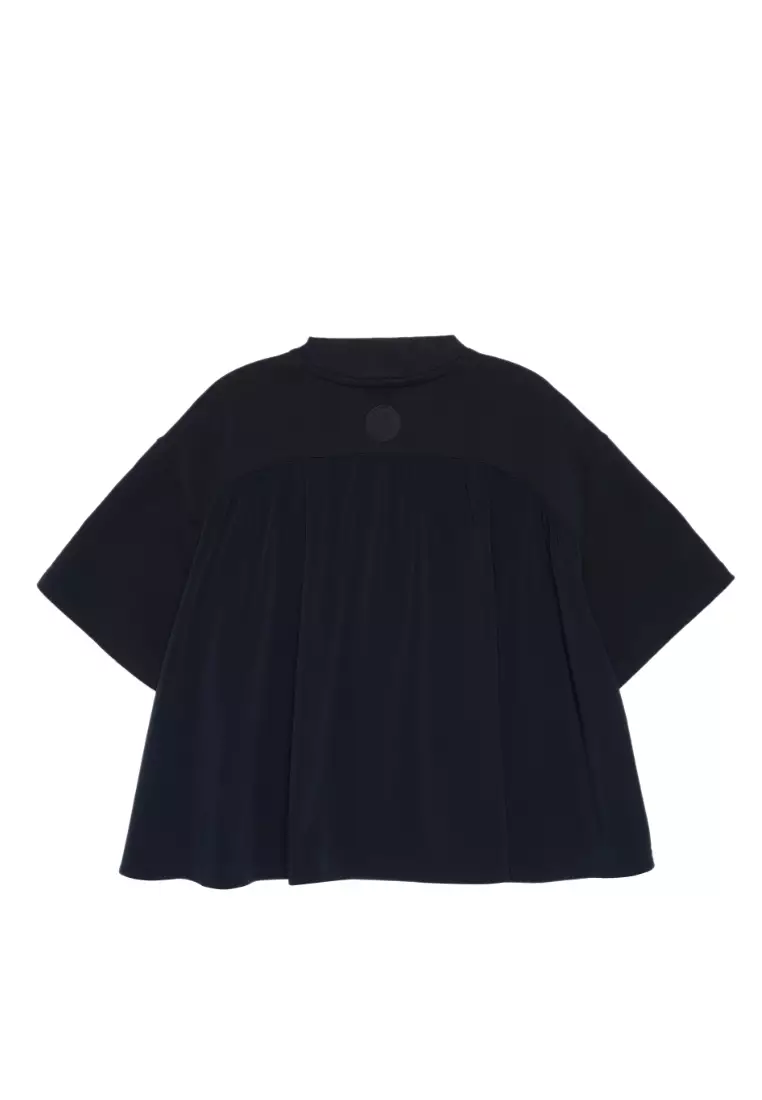WOMEN'S PALLADIUM LOGO LOOSE FIT CROPPED T-SHIRT