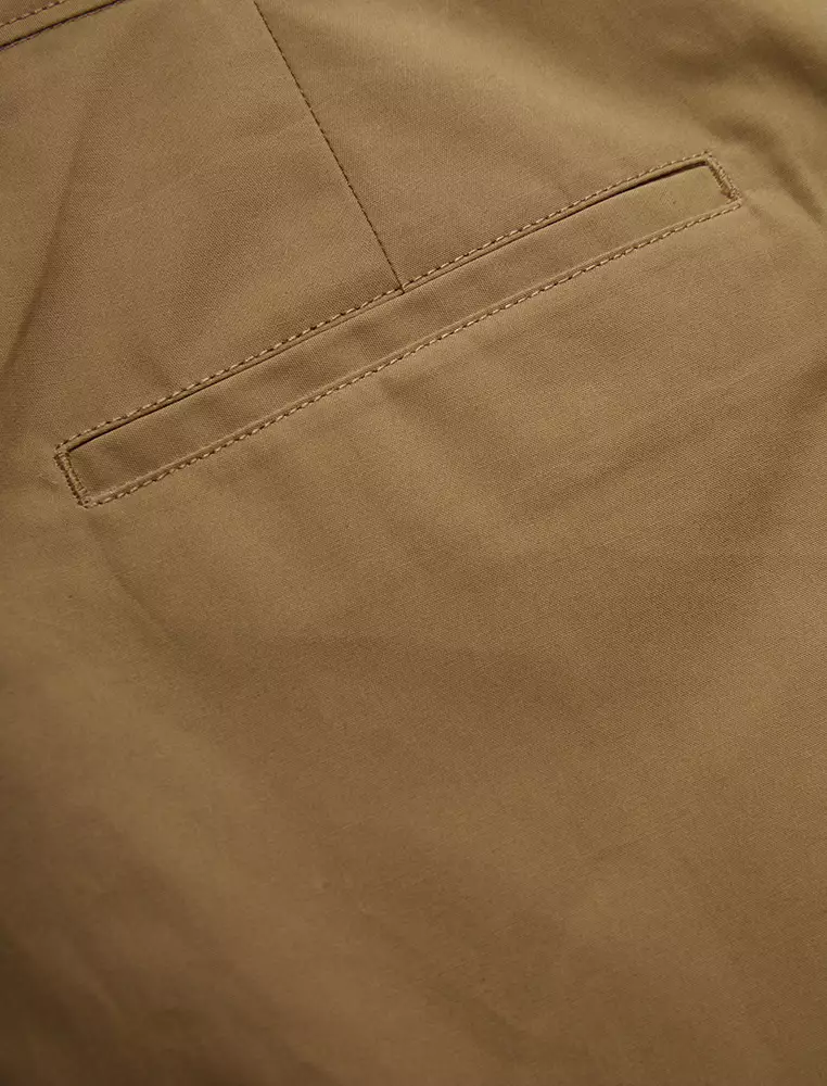 Cotton Wide Leg Shorts